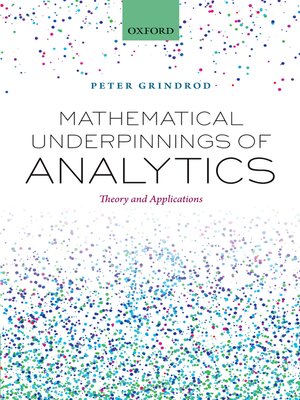 cover image of Mathematical Underpinnings of Analytics